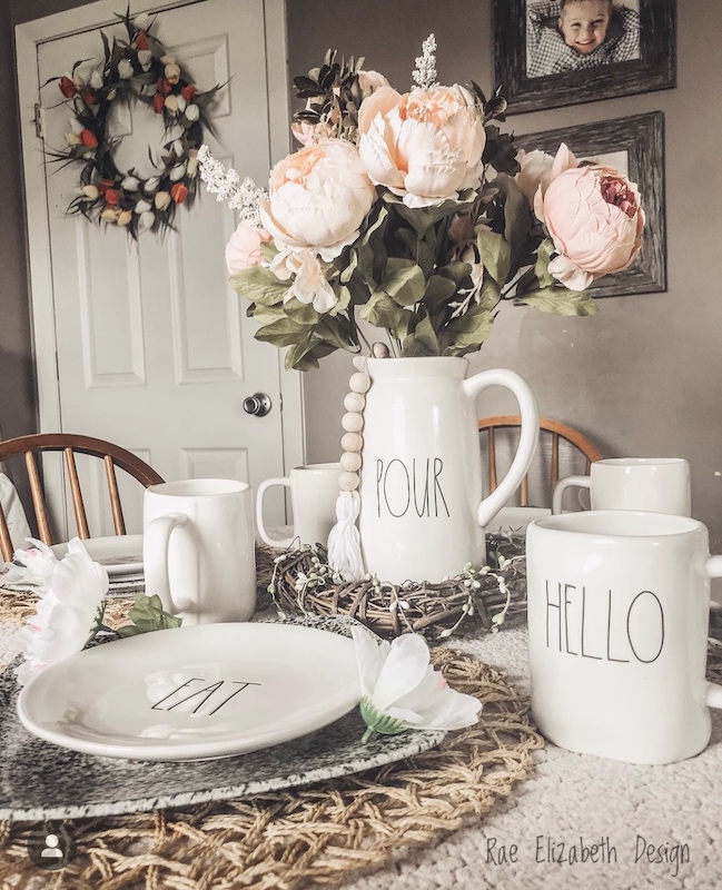 Spring table setting
