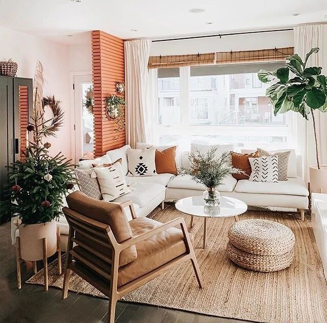 Bohemian style living room
