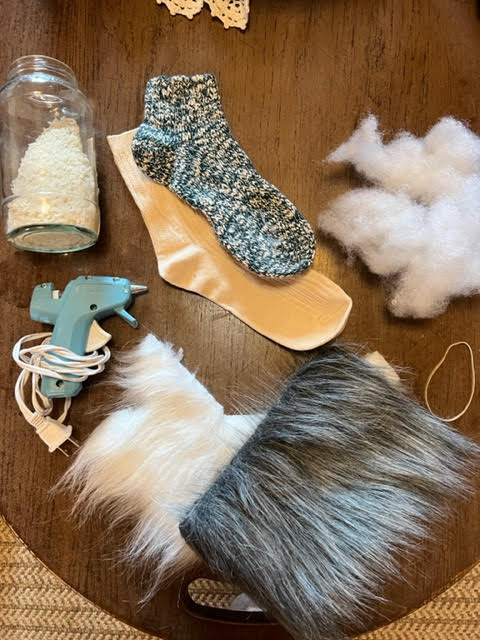 DIY gnome spring craft supplies