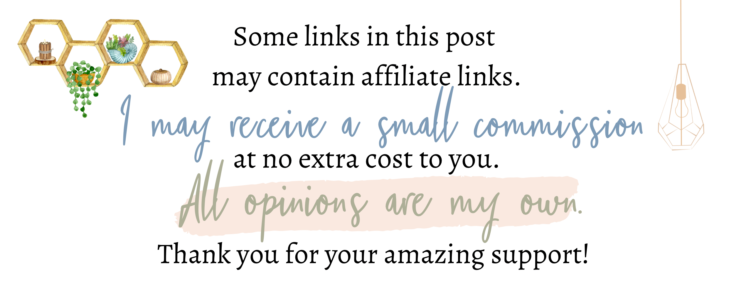 Affiliate link disclosure