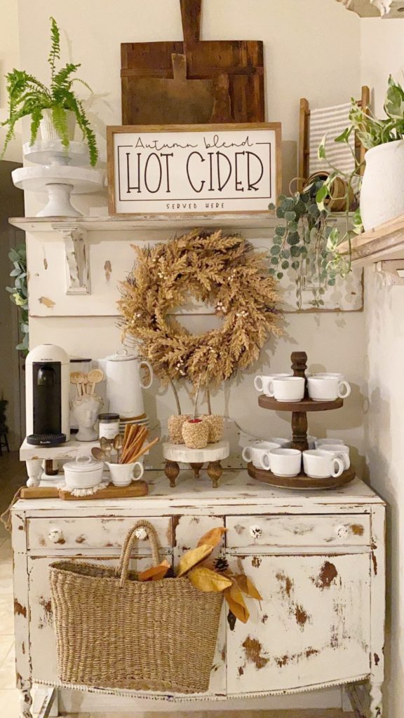 Gorgeous country style coffee bar
