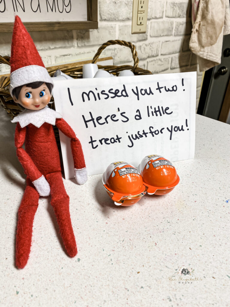 elf on the shelf treats