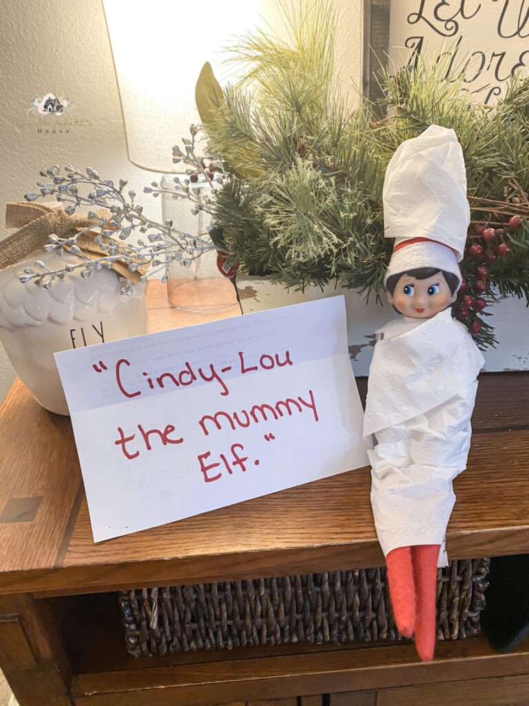 elf on the shelf mummy