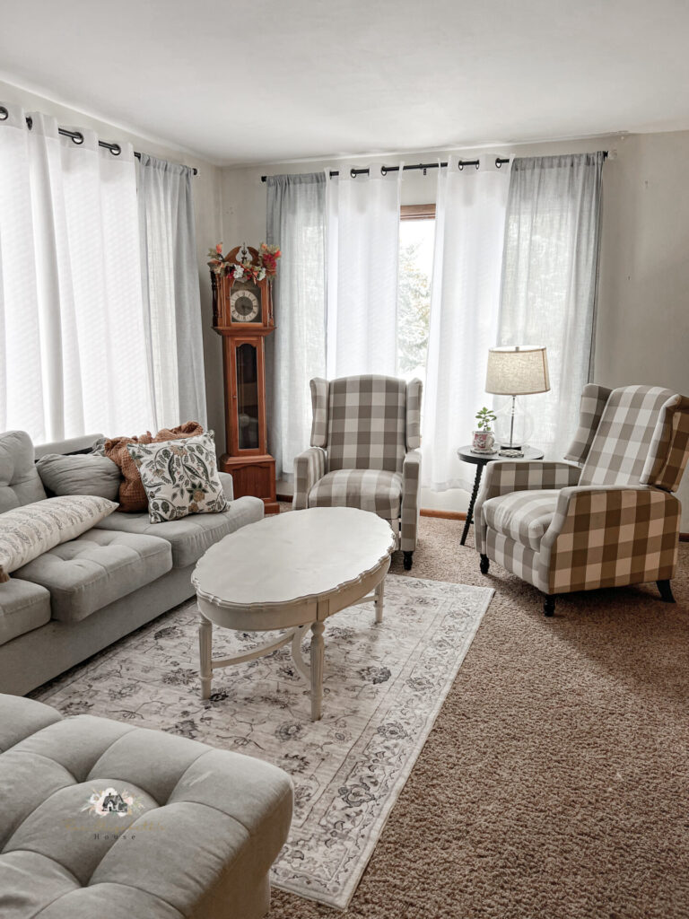 monochromatic living room
