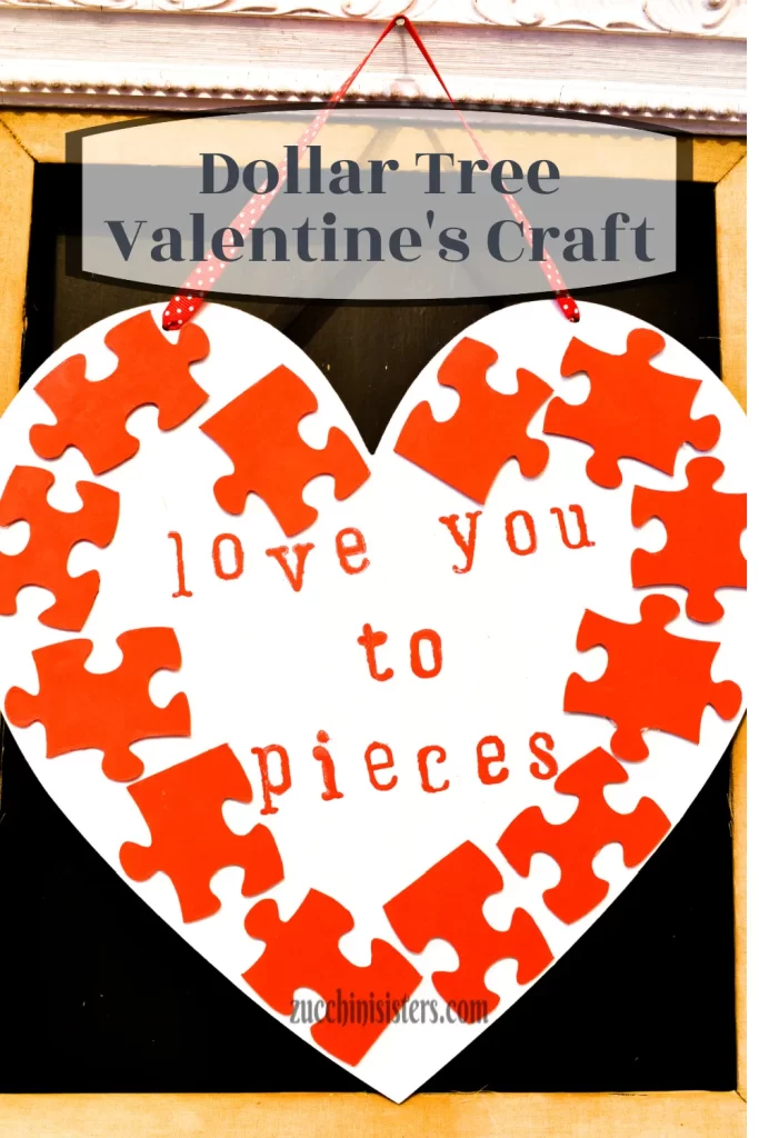 Zucchini sisters blog dollar tree valentines craft