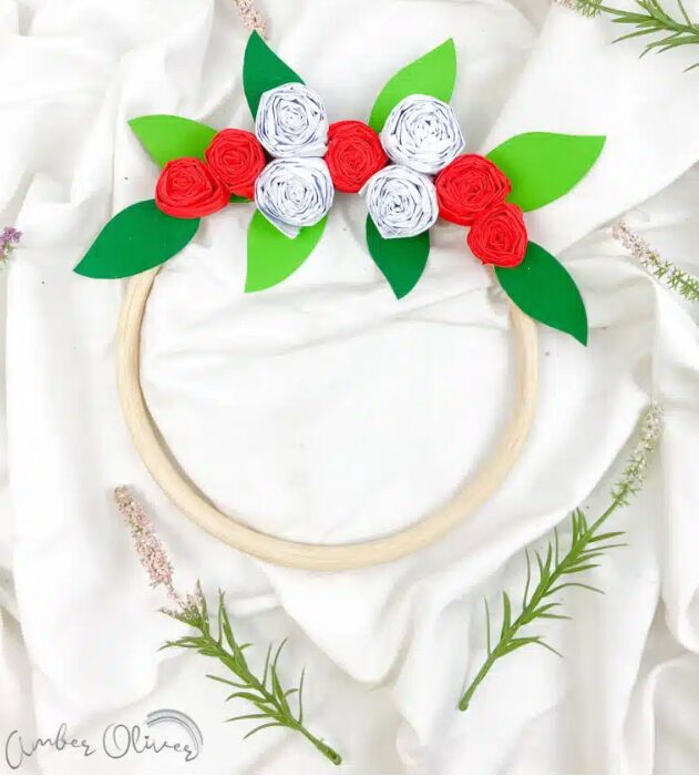Amber Oliver's diy Valentine's Day wreaths