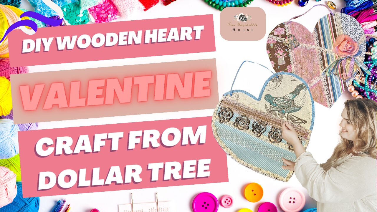 Simple DIY Valentine Door Decorations From Dollar Tree