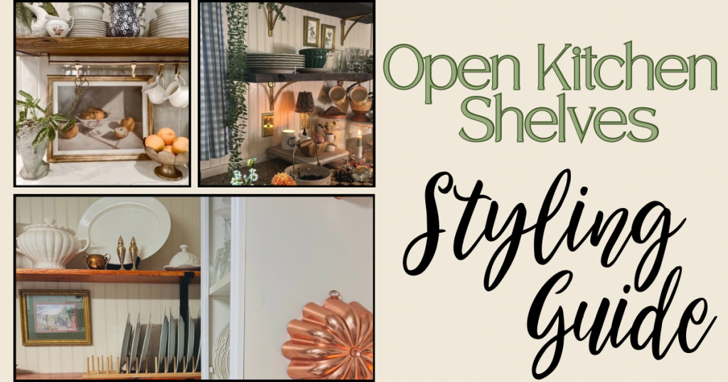 Open shelving styling guide featured image